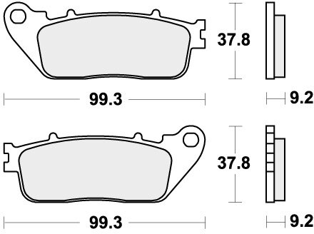 862LS BRAKE PADS SINTER