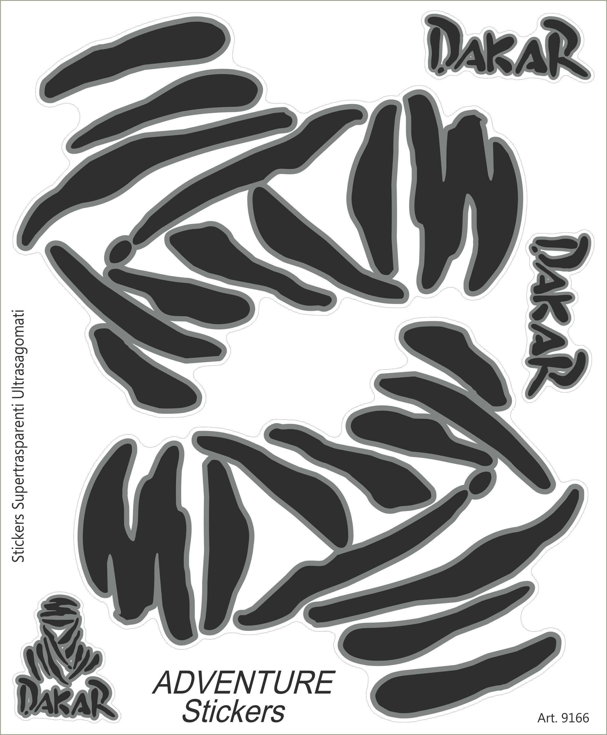 Booster Adventure Stickers Dakar