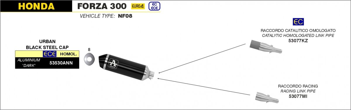 URBAN ALUMINIUM DARK WITH DARK END CAP