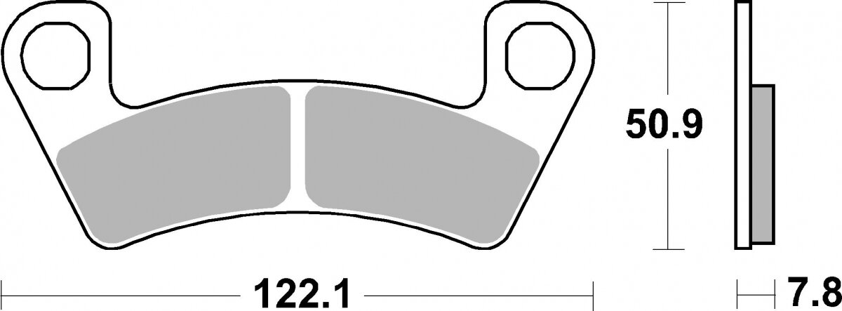 946ATS BRAKE PADS SINTER