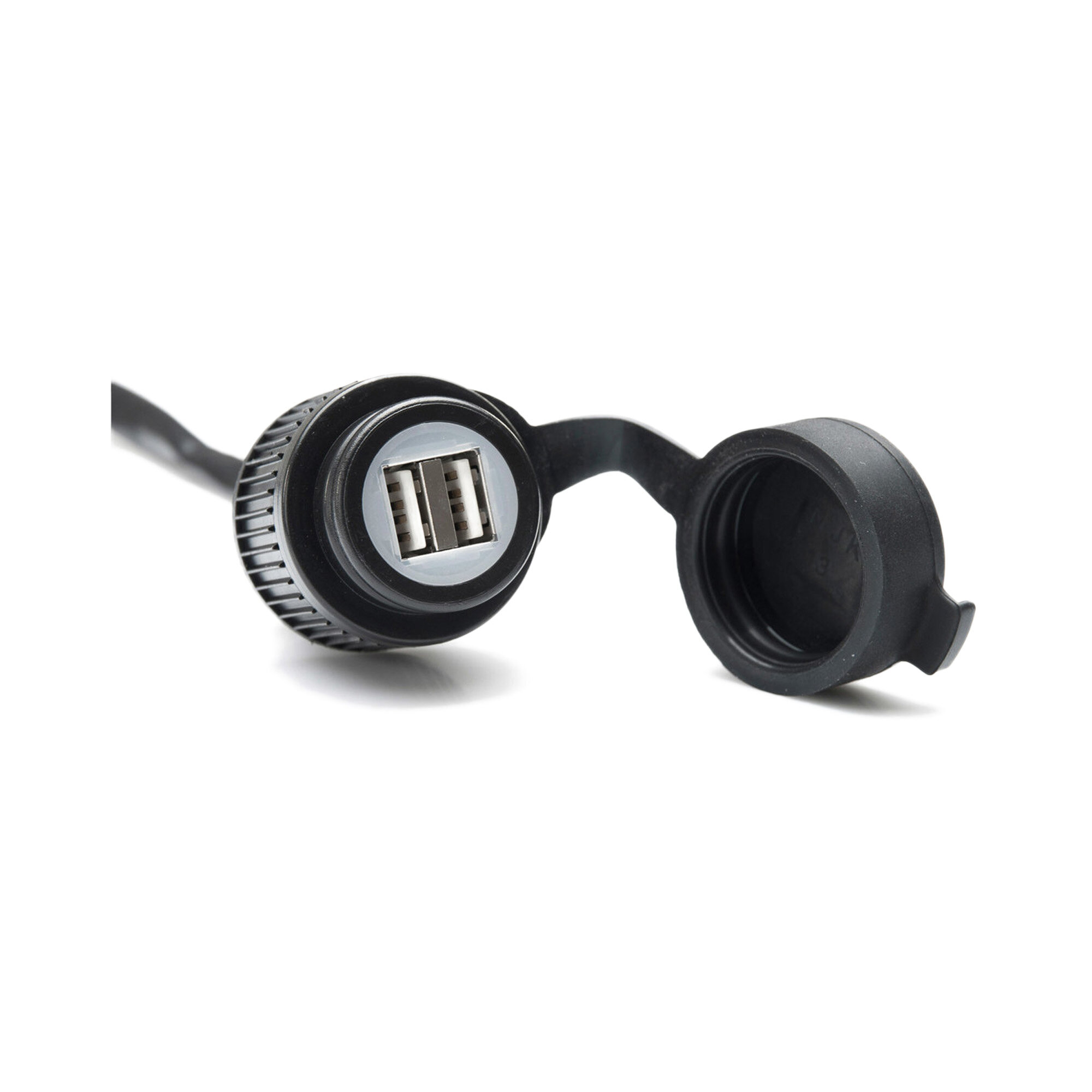 SW-Motech Adapter USB dubbel met kabelboom