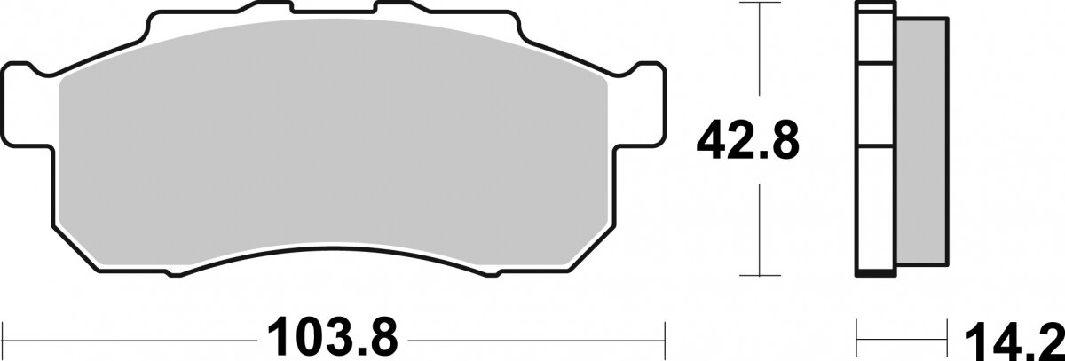 982SI BRAKE PADS SINTER