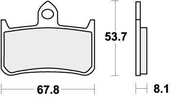 622RST BRAKE PADS SINTER SPORT