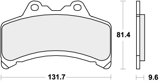 682HF BRAKE PADS ORGANIC
