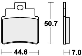 775RSI BRAKE PADS SINTER RACING