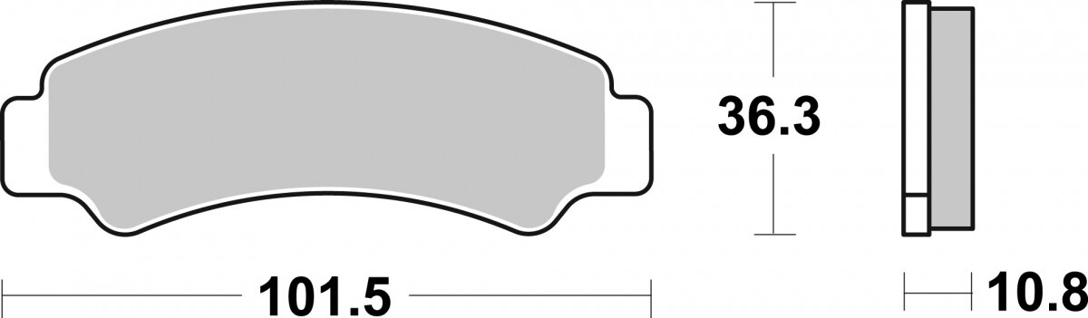 986SI BRAKE PADS SINTER