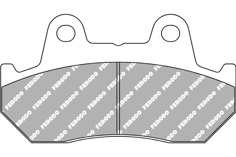 FDB244EF BRAKE PADS ORGANIC
