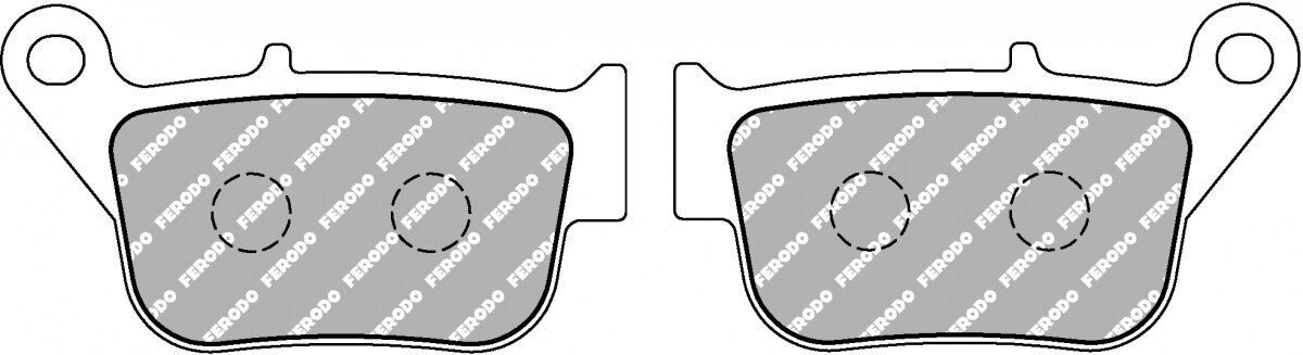 FDB2279AG BRAKE PADS ORGANIC
