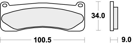707RST BRAKE PADS SINTER SPORT