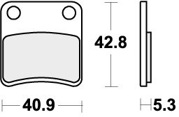 879HF BRAKE PADS ORGANIC