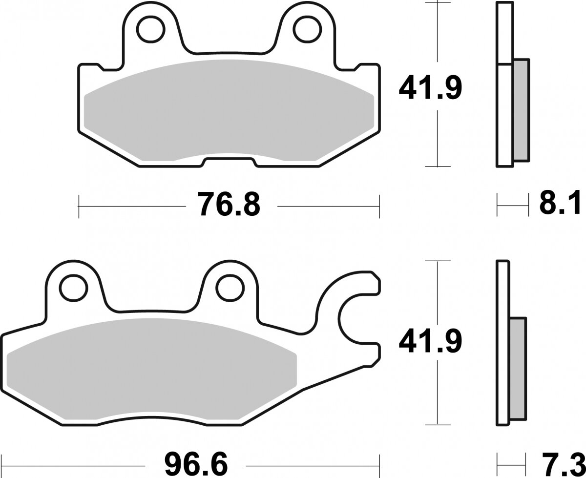 973SI BRAKE PADS SINTER