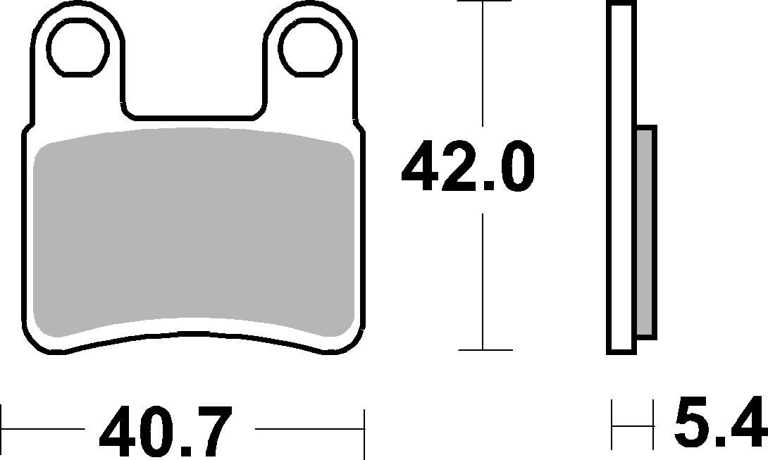 921HF BRAKE PADS ORGANIC