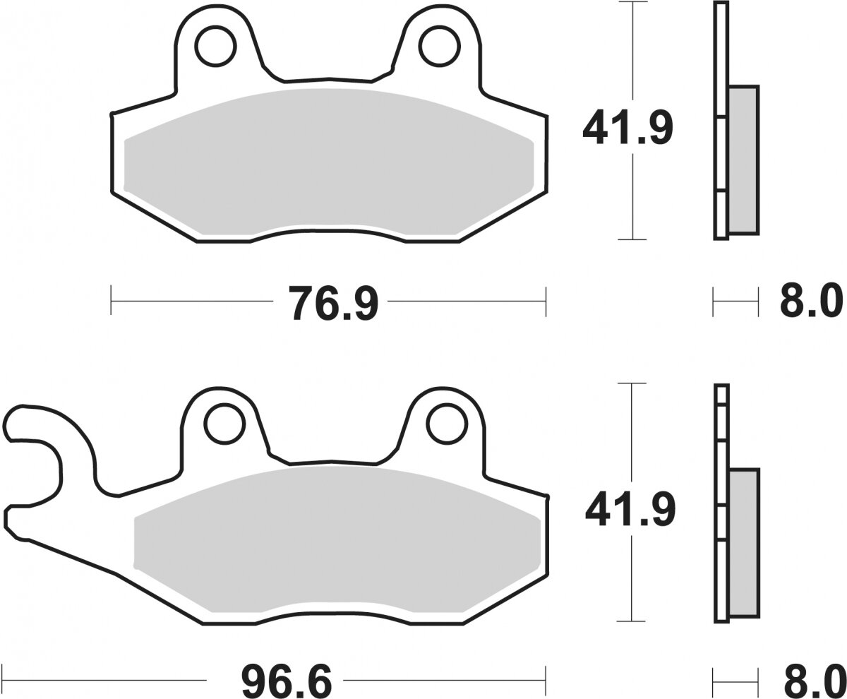 197MS BRAKE PADS SINTER