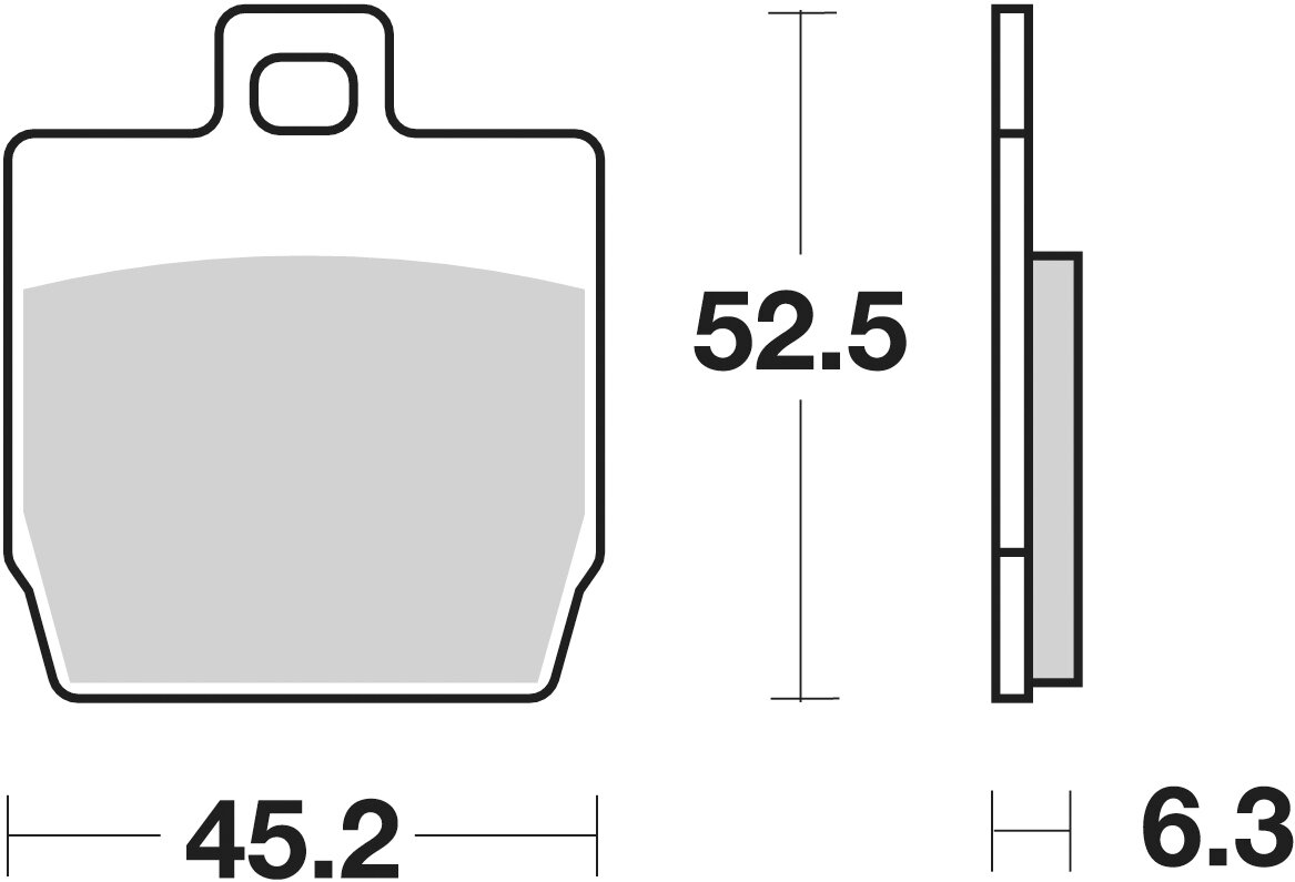 145HF BRAKE PADS ORGANIC