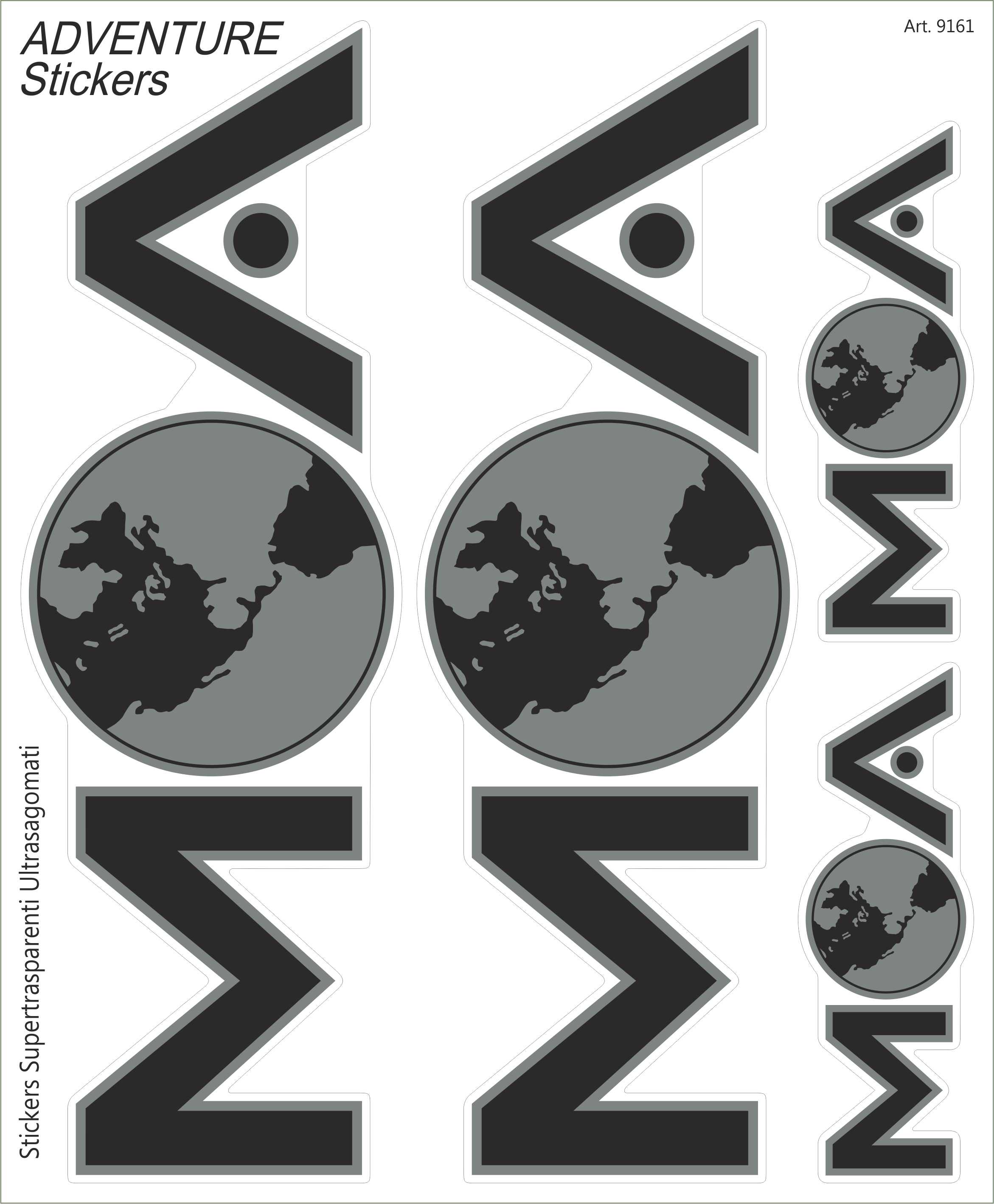 Booster Adventure Stickers MOA