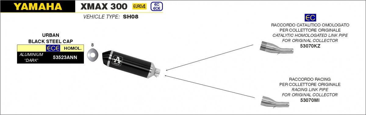 URBAN ALUMINIUM DARK WITH DARK END CAP