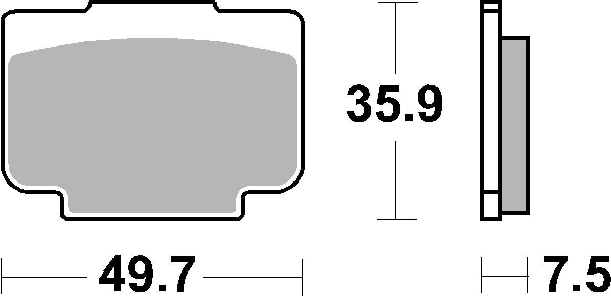 941RSI BRAKE PADS SINTER RACING