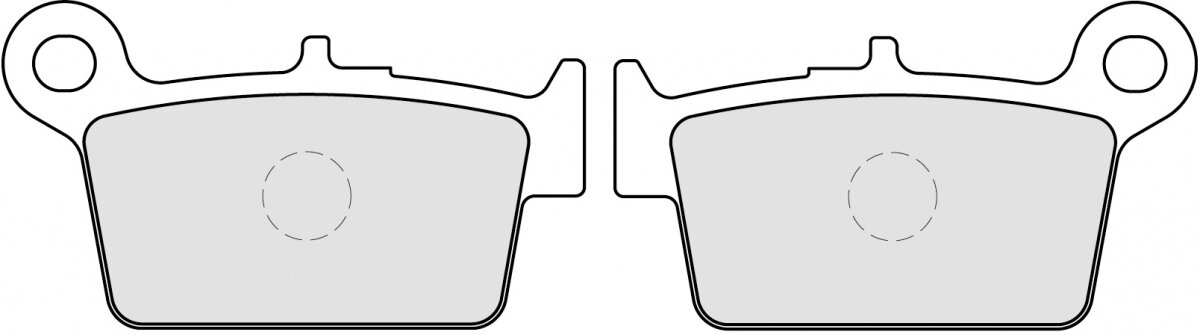 FDB2206P BRAKE PADS ORGANIC