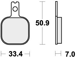 656HF BRAKE PADS ORGANIC