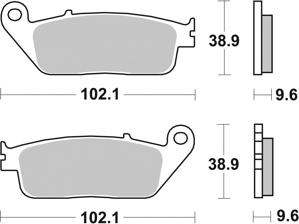 630H.LS BRAKE PADS SINTER