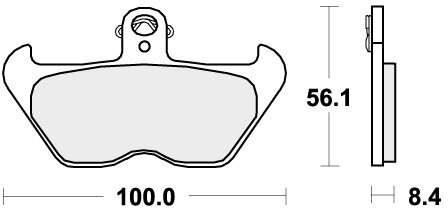 703HF BRAKE PADS ORGANIC