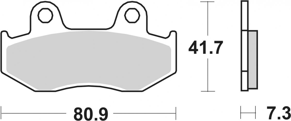 104HF BRAKE PADS ORGANIC
