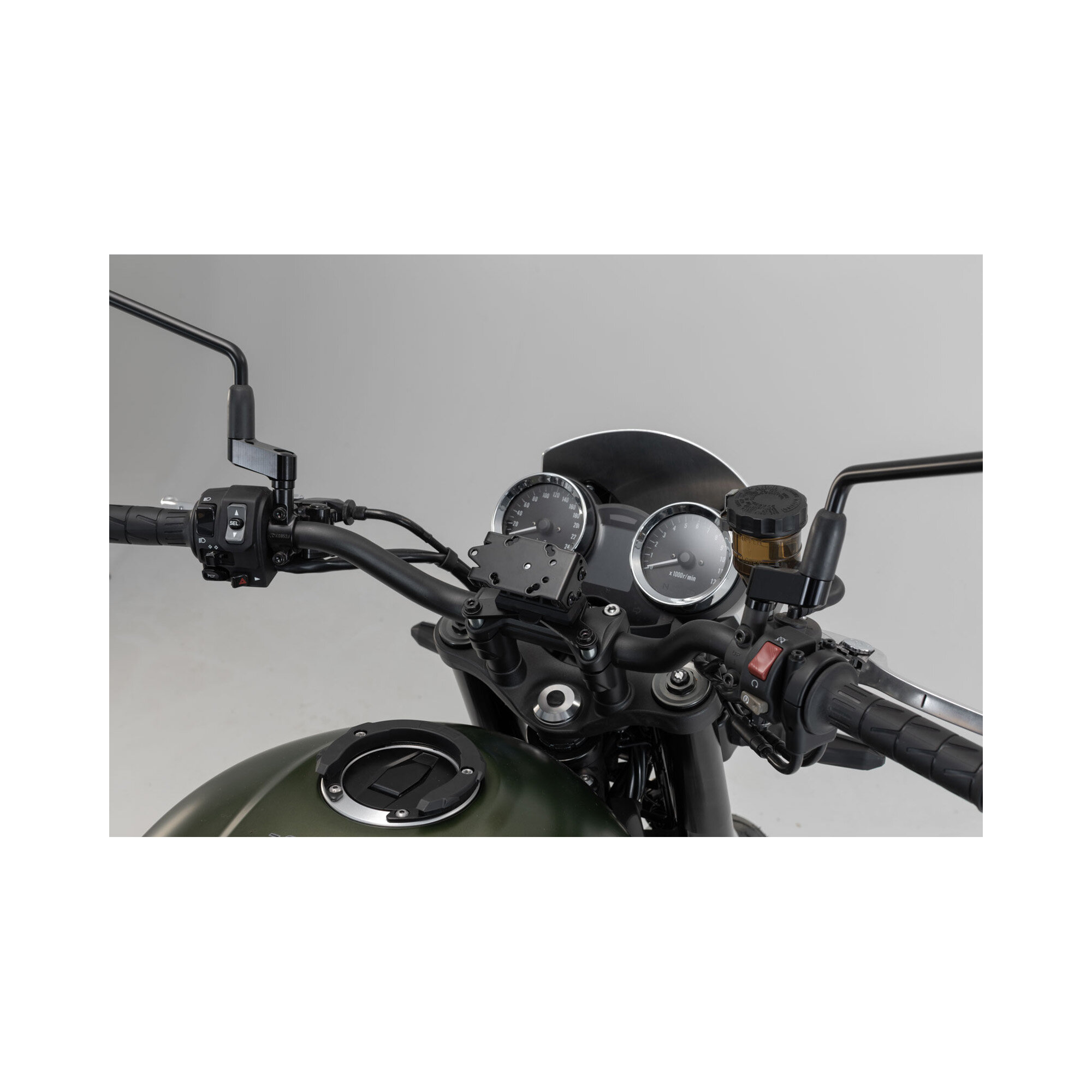 SW-Motech Bevestigingsset GPS Quick Lock Kawasaki Z900RS/ Cafe 17-