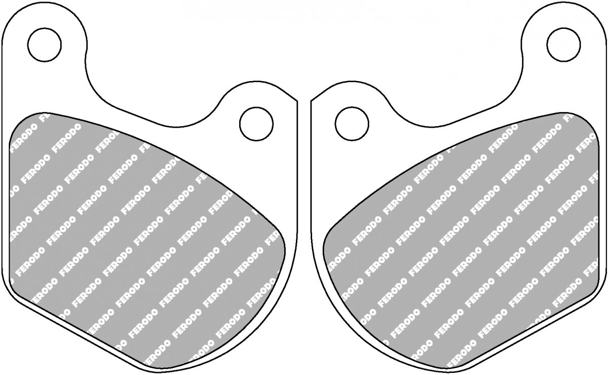 FDB334P BRAKE PADS ORGANIC