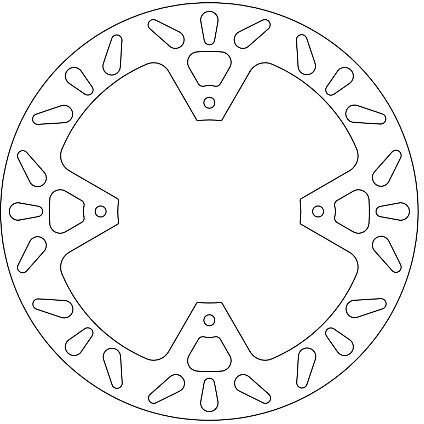 FMD0216R FIXED BRAKE DISC