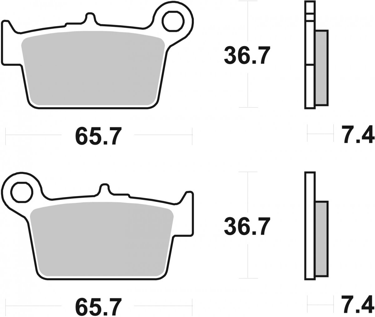 199CT BRAKE PADS