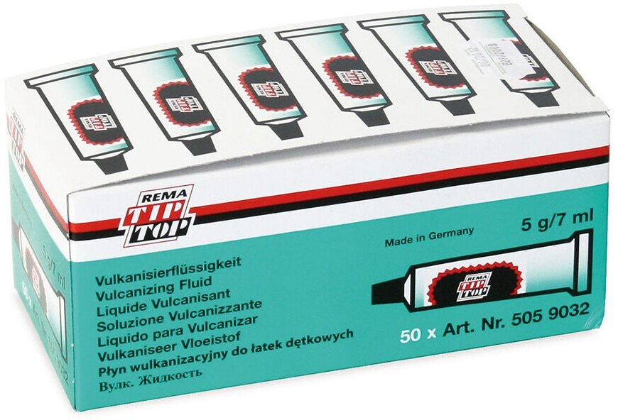 BOX 50 VULCANIZING LIQUID TUBES 5G